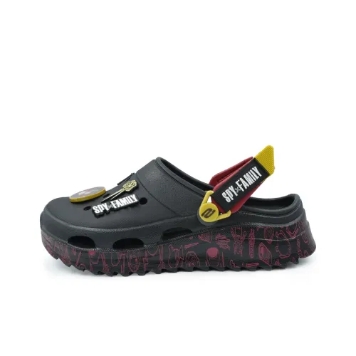 Spy X Family x mujer skechers Foamies Clogs Women's Black Purple