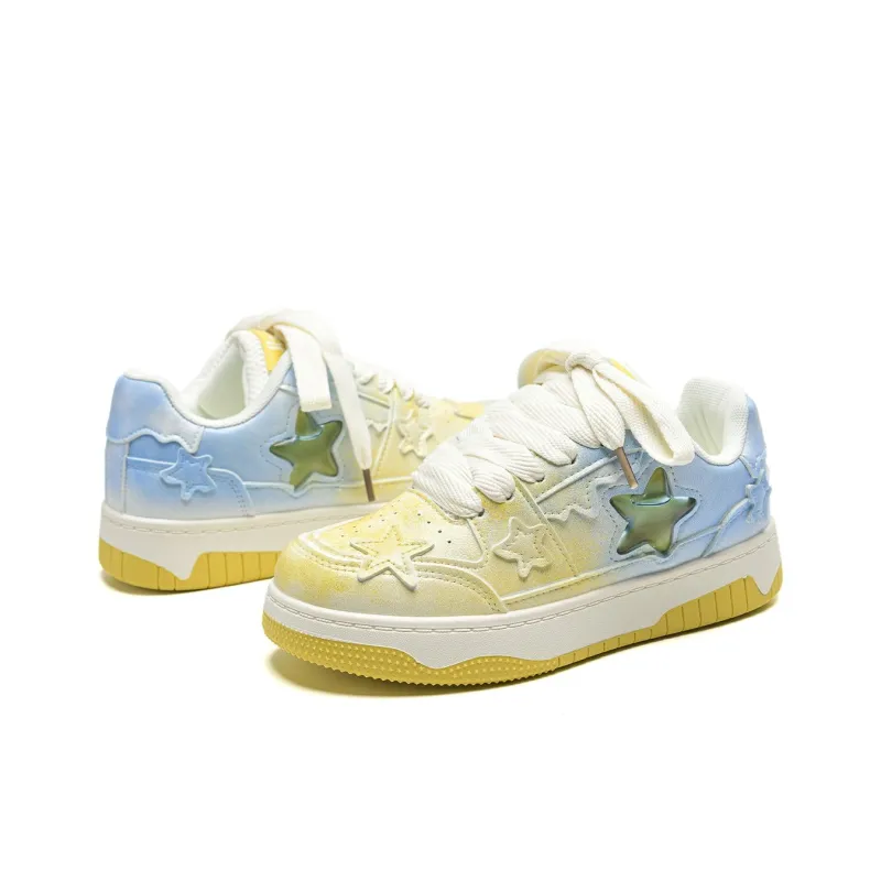 KAAVER OTTO Skateboard Shoes Women's Low Top White-66