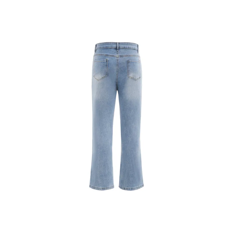 HOKLV Jeans Unisex-13