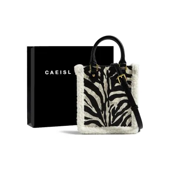 CAEISL&KCIEL Polyurethane One Shoulder Handbags Women's Zebra Print