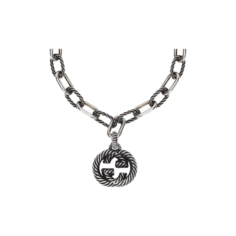 GUCCI Silver Bracelet With Interlocking G-2
