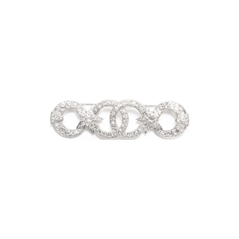 CHANEL 2020 Cc Rhinestone Brooch-1