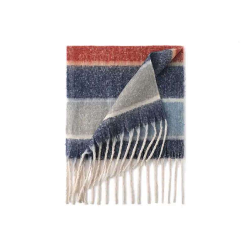 FREE RABBITⅡ Fall And Winter Advanced Versatile Brightening Warm Fringe Scarf Unisex-1