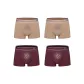 4 Pack (2 Earth Yellow+2 Coffee Red)