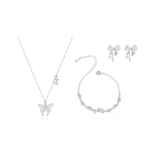 Muyan Alloy Radiant Butterfly Combination Set Necklace Women's