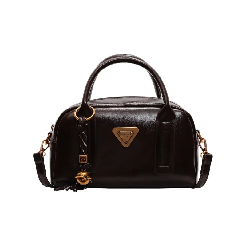 LUVISTRUE PU Shoulder Bag Handbag Crossbody Bag Medium Size Women's Black/Ecru/Coffee/Brown-19