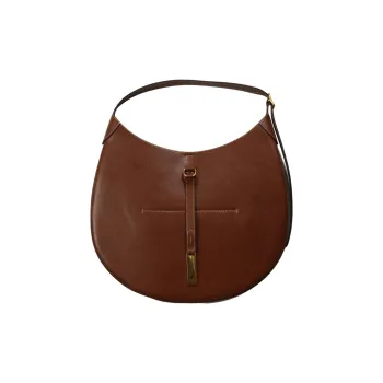 Polo Ralph Lauren Sport Calf P Id Medium Shoulder Bag Cuoio