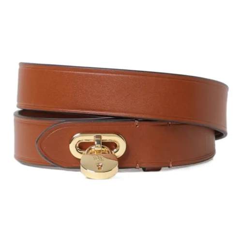Polo Ralph Lauren Leather Leather Belts Women's Brown -