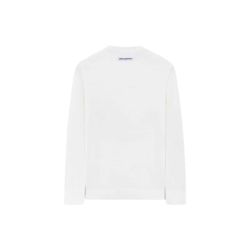 KARL LAGERFELD FW23 Sweater Men's White-1