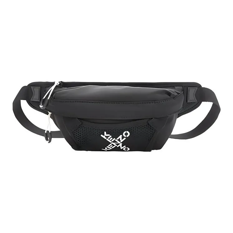 KENZO Polyester Sling Bag, Fanny Pack Small Size Men's Black-0