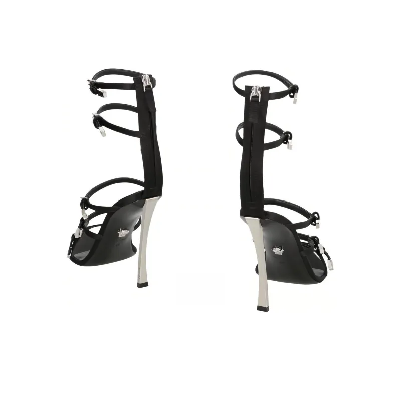 VERSACE Pin-Point 120mm Sandals-4