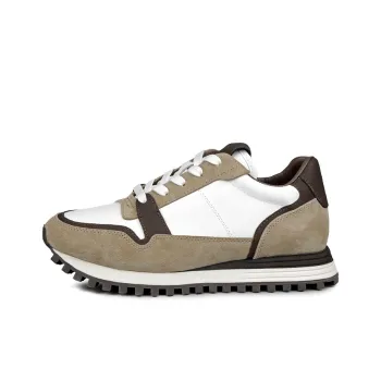 XIE SHE Cushioned Slip Resistant Lightweight Low Top Casual Shoes Men's White