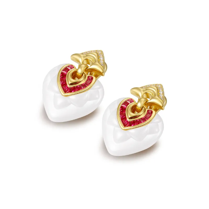 M`GARDEN 925 Sterling Silver Earrings Women's-1
