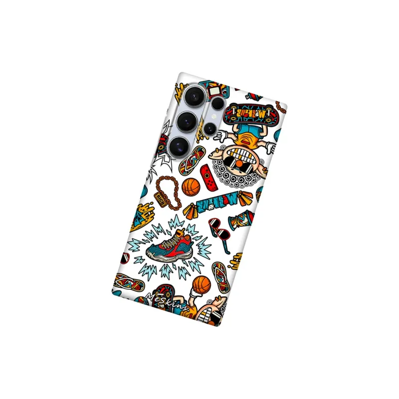 ME SKINS Matte Material Lightweight Matte Non Fingerprint Phone Cases Compatible With Samsung S24/S23/S22/S20-17
