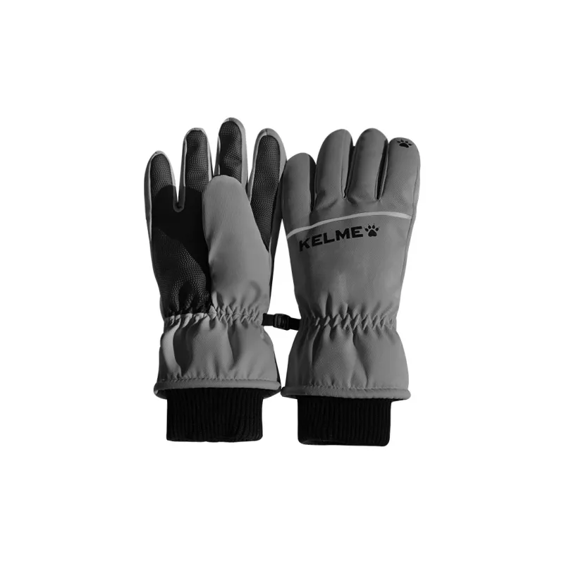 KELME Polyester Sports Gloves Unisex Black Gray Pink-4