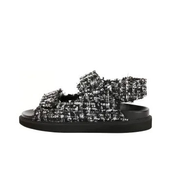 ALOHAS Strap Sandals Women's Black White