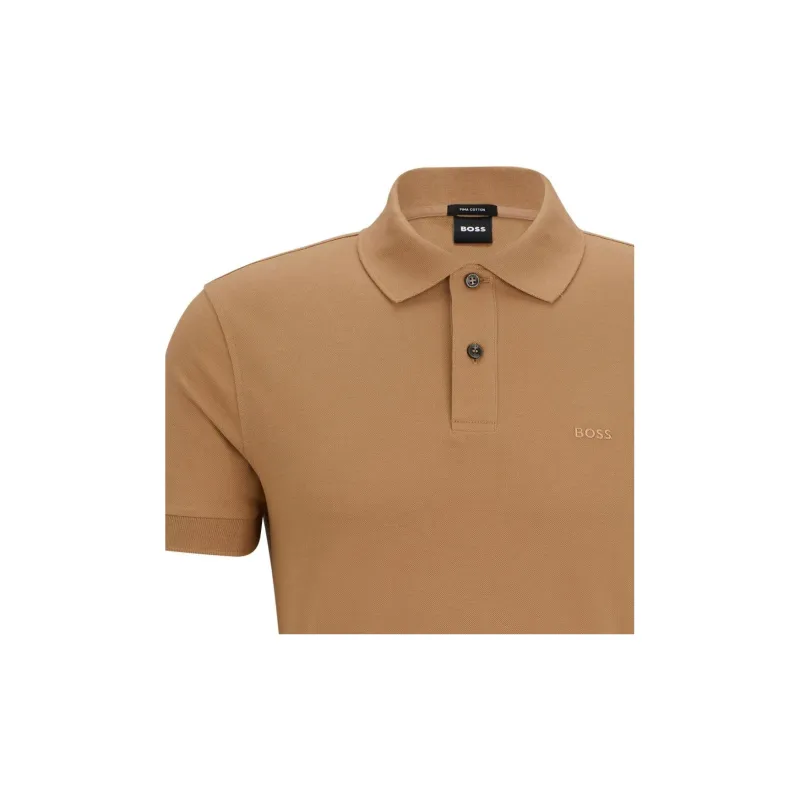 HUGO BOSS SS23 Polo Shirt Men's Light Brown-5