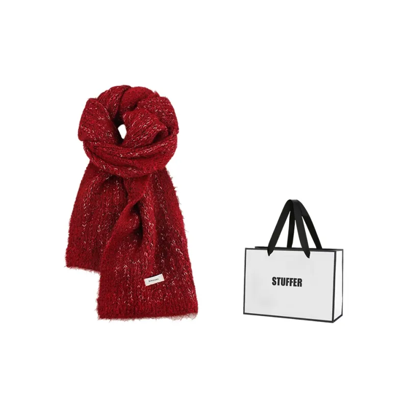 STUFFER Contains Wool Knit Scarves Unisex-12