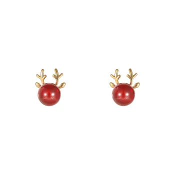 WAW Drip Glaze Stud Earrings Women's