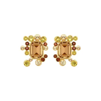 Oscar De La Renta Mixed crystal Cluster Ring
