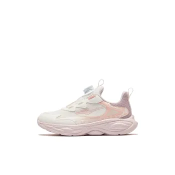 ERKE KIDS Slip Resistant Cushioning Abrasion Resistant Breathable Low Top Running Shoes White Pink Kids'
