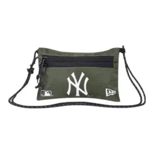 New Era Fabric Shoulder Bag Crossbody Bag Small Size Unisex Army Green