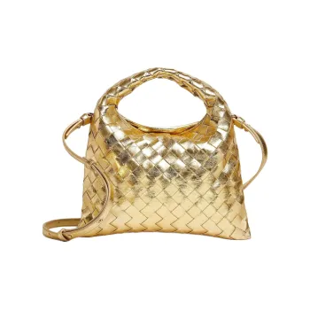 Bottega Veneta Sheepskin Shoulder Bag, Crossbody Bag, Handbag Mini Women's Gold