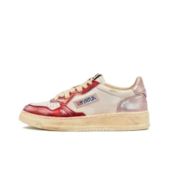 AUTRY Medalist Wear Resistant Low Top Skateboard Shoes Women's White Pink