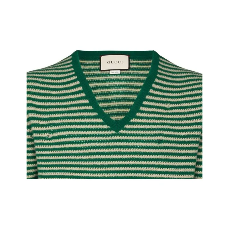 GUCCI Sweaters Men Green-3