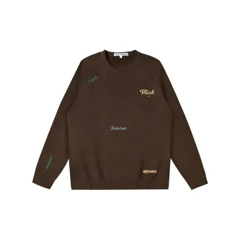 FAIRWHALE Sweaters Men Brown 306