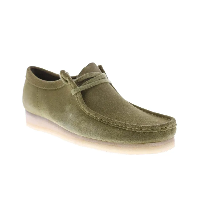 Clarks Wallabee Casual Shoes Men's Green-3