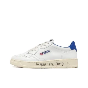 AUTRY Medalist Anti Slip Wear Resistant Low Top Skateboard Shoes Women's White Blue