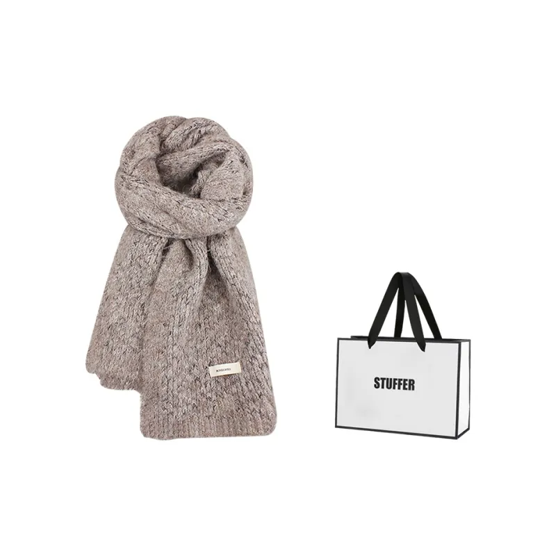 STUFFER Contains Wool Knit Scarves Unisex-21