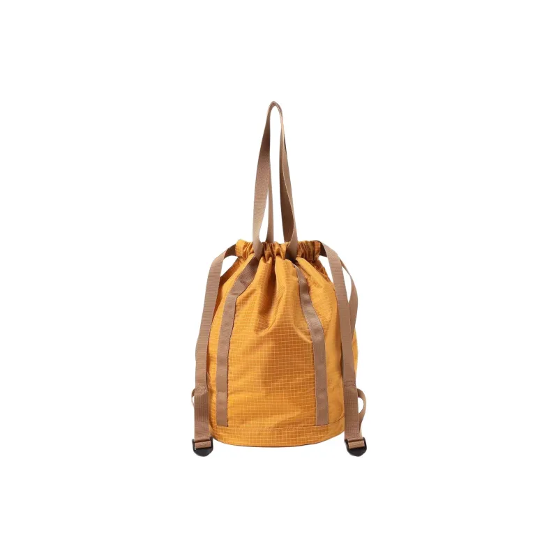 Beams Heart Nylon One Shoulder Handbag Women's Gray/Orange-7