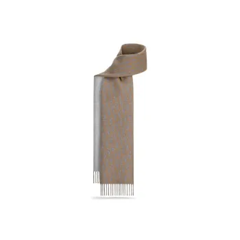 DIOR Wool Knit Scarves Men's Light Brown