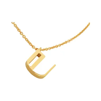 Monica Vinader Alphabet U Necklace