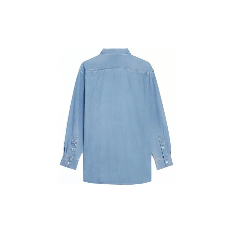 CELINE Vintage Stone Denim Shirt-1