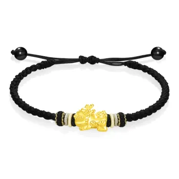 Master Kim Ebony Gold Bracelet Unisex