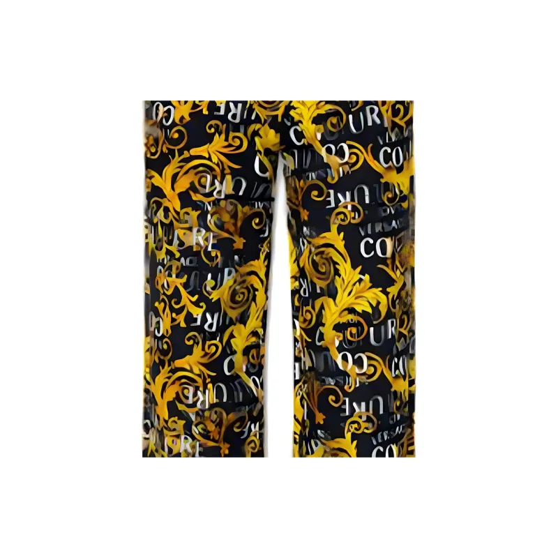 VERSACE JEANS COUTURE SS23 Knitted Sweatpants Women's Black-4