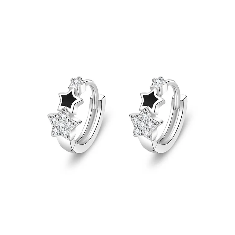 JOLLY NOTE Sterling Silver Earrings Unisex-0