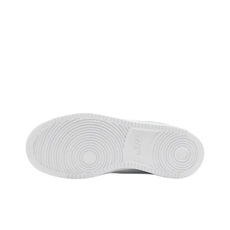 Nike Court Borough Anti Slip Wear Resistant Low Top Skateboard Shoes Women's White Green-3