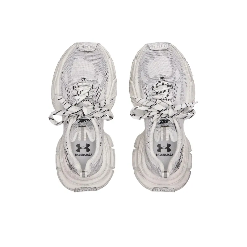 Under Armour x Balenciaga 3XL Low Top Casual Shoes Women's White-4