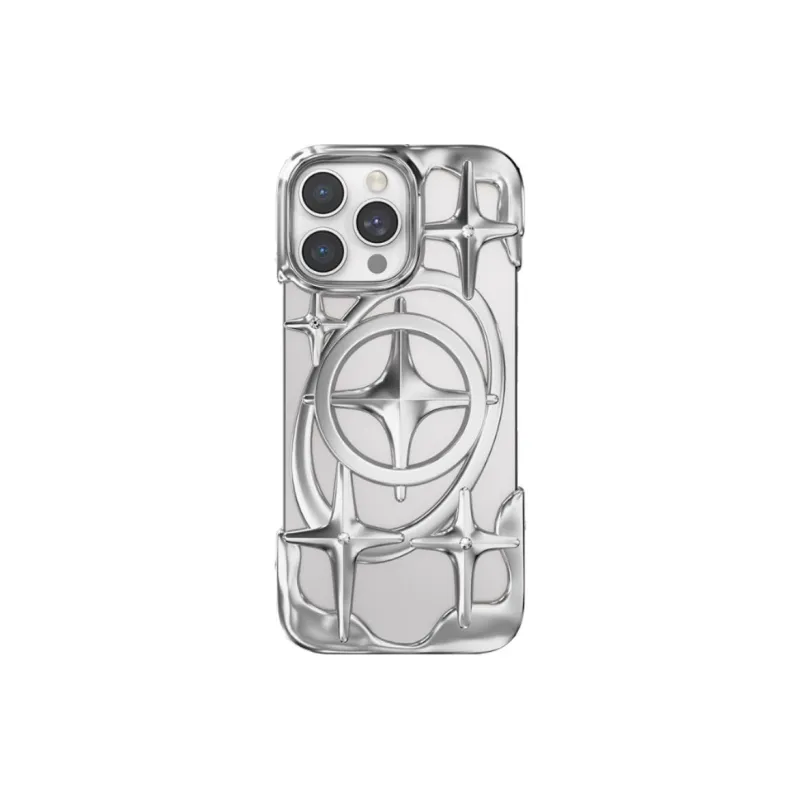 Kingxbar PC Material Powerful Magnetic Phone Case Compatible With Apple 16 Collection-2