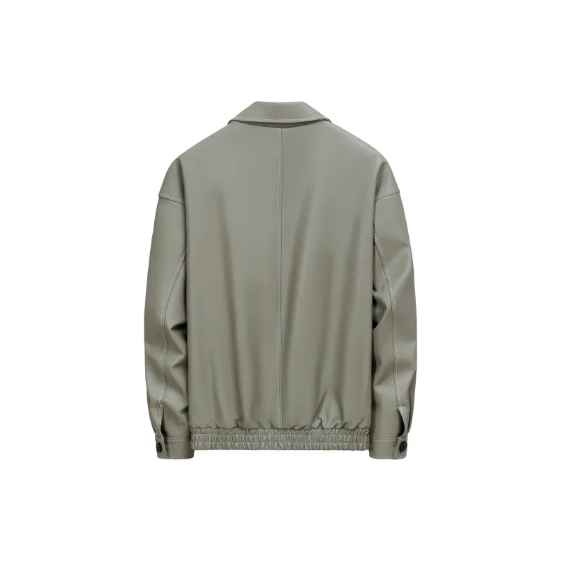 Automobili Lamborghini Leather Jacket Unisex-1