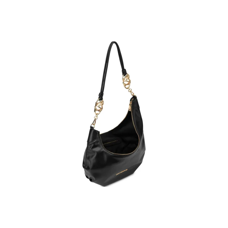 LOVE MOSCHINO PU Crossbody Bag, Shoulder Bag Unisex Black-1