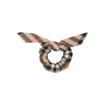 Burberry Cotton Hair Clips Kids' Sandy Beige