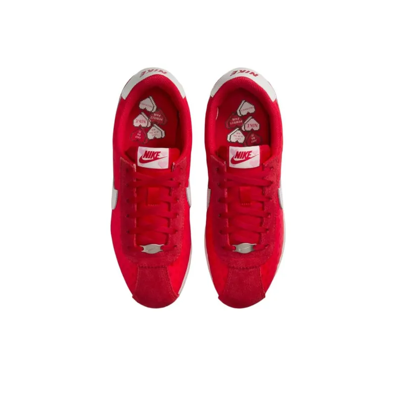 Nike Abrasion Resistant Low Top Kids' Running Shoes Red White Unisex-3