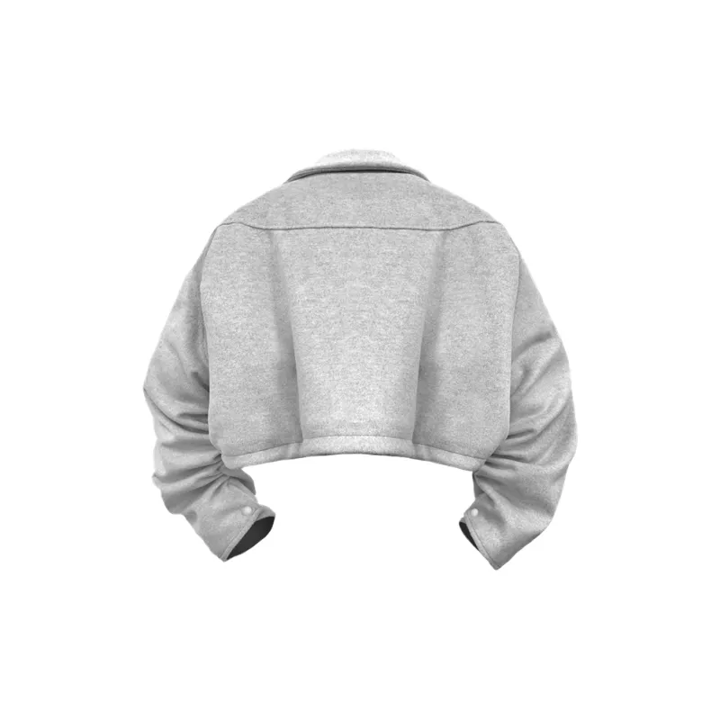 WANNA LAB Jackets Coats Unisex Light Gray-1
