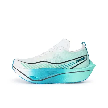 BYLEN Cushioning, Slip Resistant, And Abrasion Resistant Low Top Running Shoes Unisex Mismatched Color Mint Blue