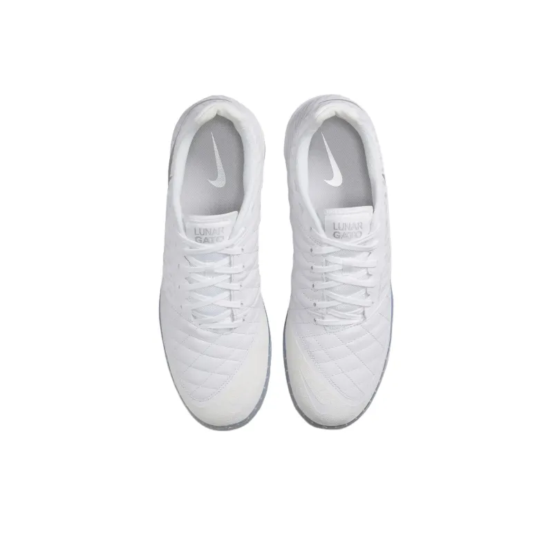 Nike Lunargato Ii White Chrome-3